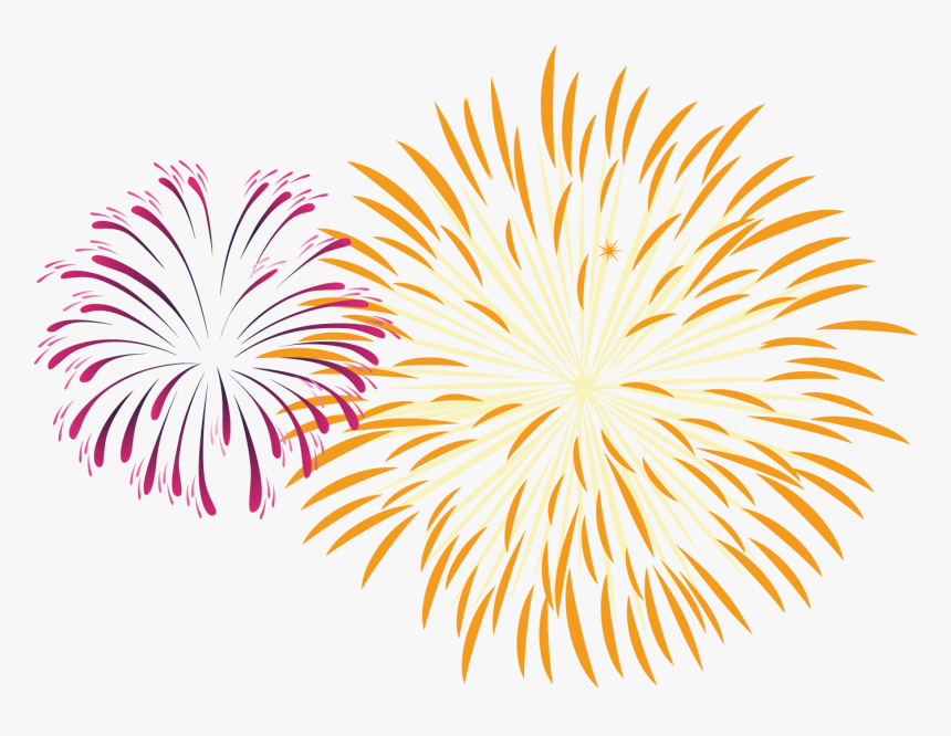 Transparent Cartoon Fireworks Png - Fuegos Artificiales Vector Png, Png Download, Free Download