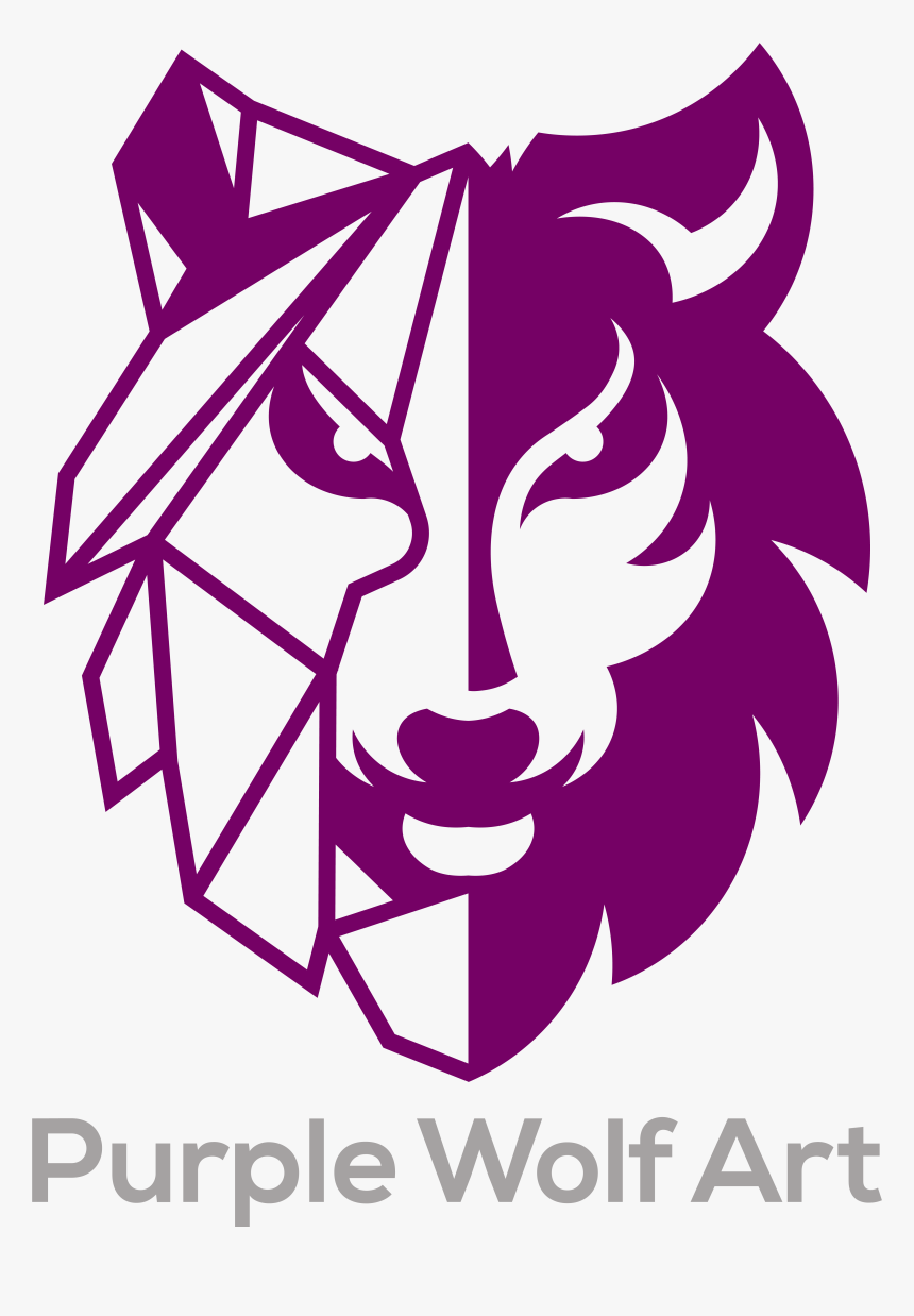 Purple Wolf Png - Purple Wolf Logo, Transparent Png, Free Download