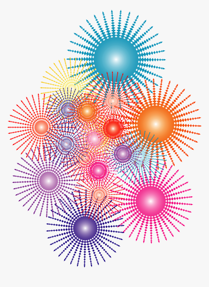 Transparent Purple Fireworks Png - Fuegos Artificiales Png Gratis, Png Download, Free Download