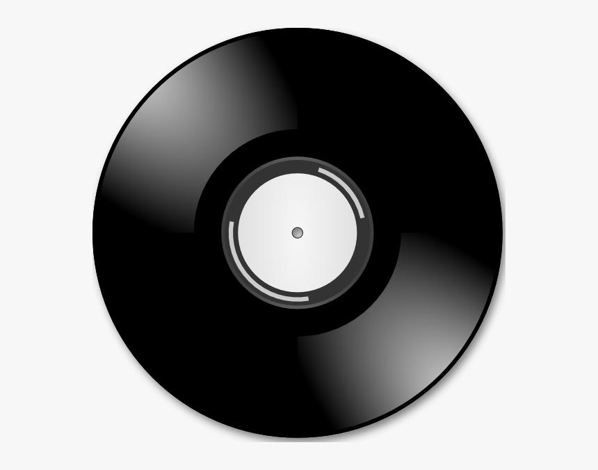 Vinyl Disc Record Svg Clip Arts - Record Label Clip Art, HD Png Download, Free Download