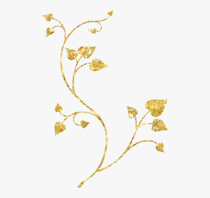 Transparent Gold Leaves Png - Gold Leaves No Background, Png Download, Free Download