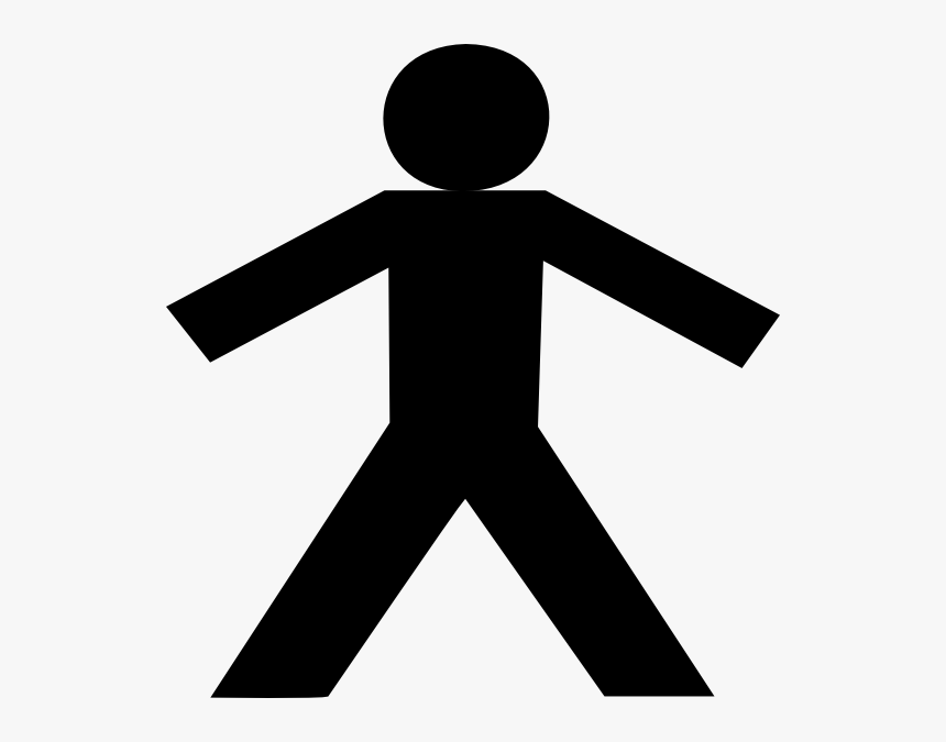 Stick Man Clip Art Clipart Stick Man - Stick Figure Man Clipart, HD Png Download, Free Download