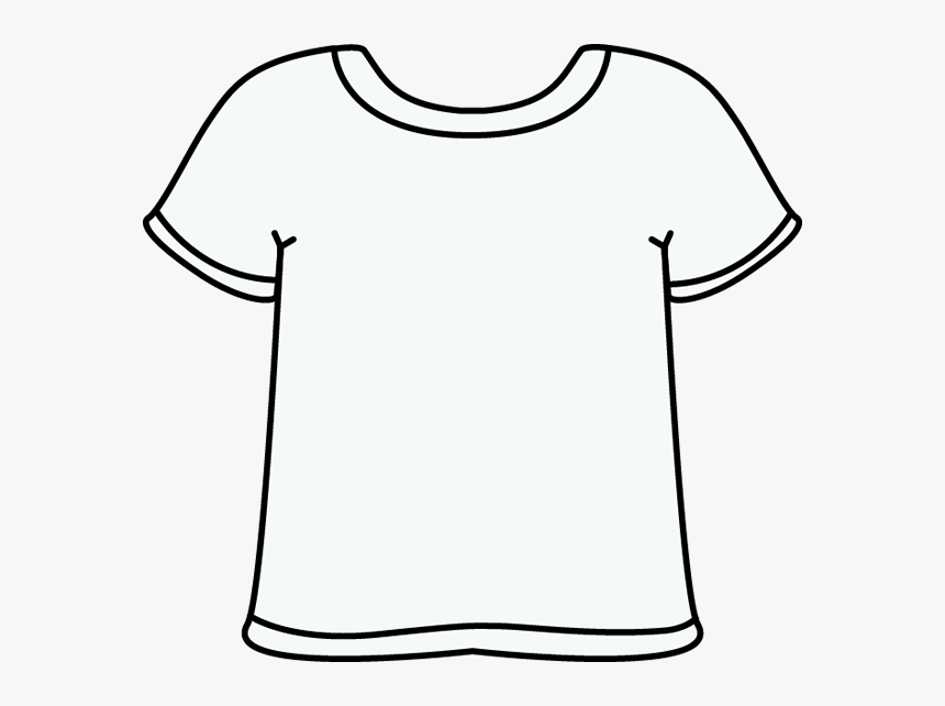 Tshirt Clip Transparent Background - Transparent Background Transparent White Shirt Clipart, HD Png Download, Free Download