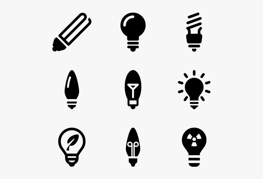 Light Bulbs - Light Icon Vector, HD Png Download, Free Download