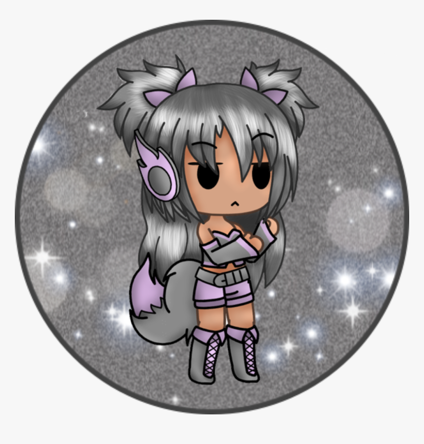 Transparent Purple Wolf Png - Gacha Life Characters Wolf, Png Download, Free Download