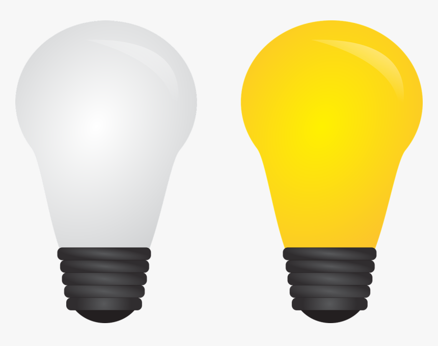Bulb, Icon, Light, Background, Idea, Innovation, Lamp - Bulb On Off Icon Png, Transparent Png, Free Download