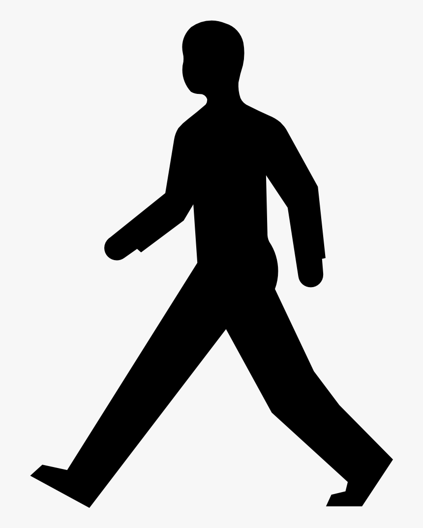 Pedestrian, Walking, Man, Wanderer, Shadow, Wander - Pedestrian Crossing, HD Png Download, Free Download