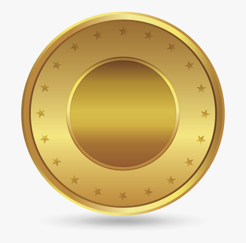Golden Leaf Circle Badge - Circle, HD Png Download - kindpng