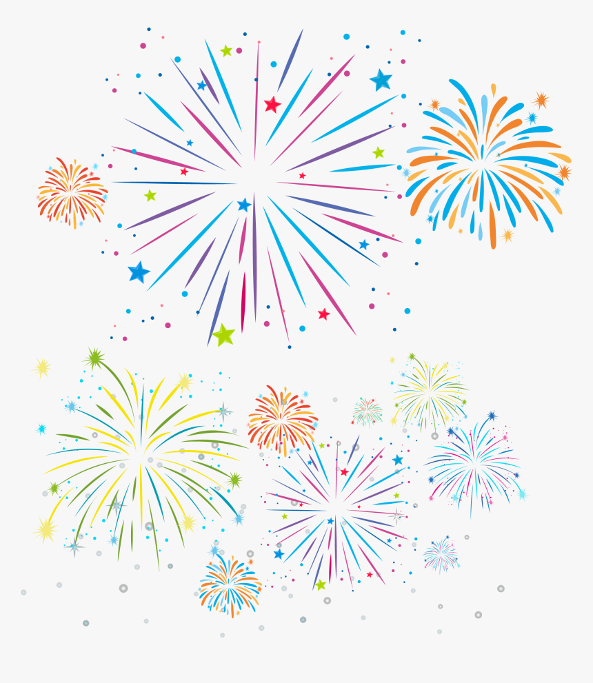 Clip Art Transparent Download Collection Of Free Fireworks - Fireworks Illustration Png, Png Download, Free Download