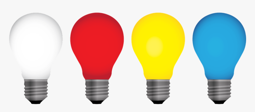 Free Vector Graphic Bulb Light Icon Lightbulb Idea - Coloured Lightbulb Png, Transparent Png, Free Download