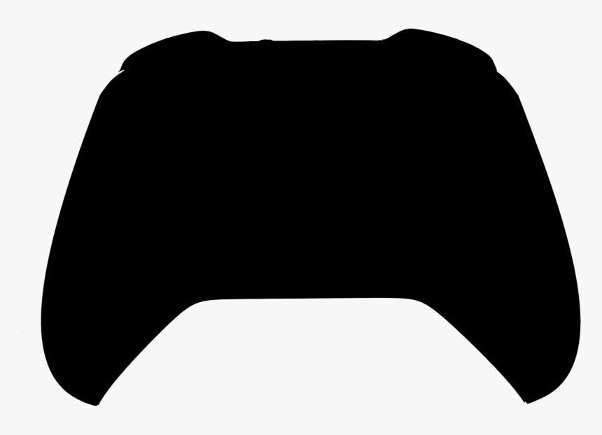 Xbox 360 Controller Silhouette Clip Art At Clker - Xbox One Controller Silhouette, HD Png Download, Free Download