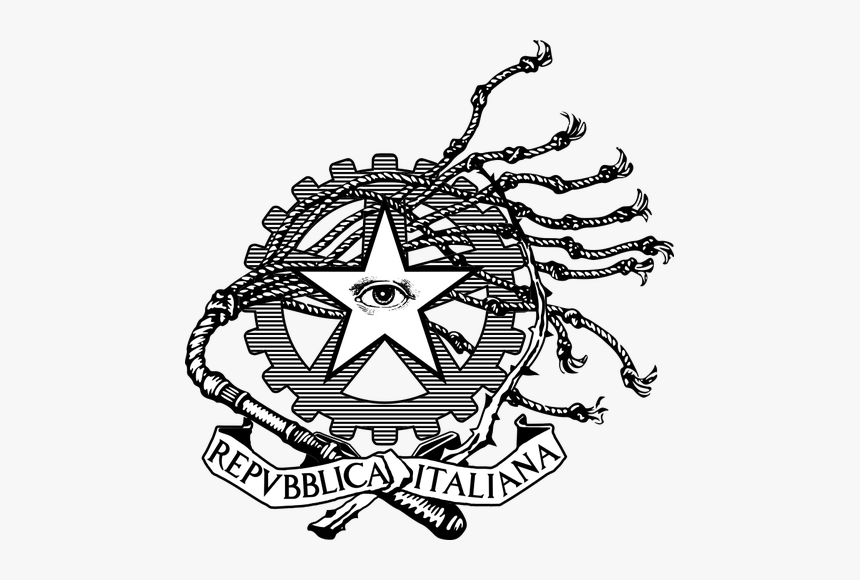 Vector Illustration Of Idea Of Logo For The Italian - Italian Republic Symbol, HD Png Download, Free Download
