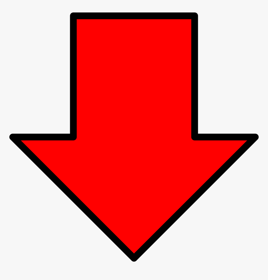 Red Right Arrow Png Images Pictures - Red Arrow Down Png, Transparent Png, Free Download