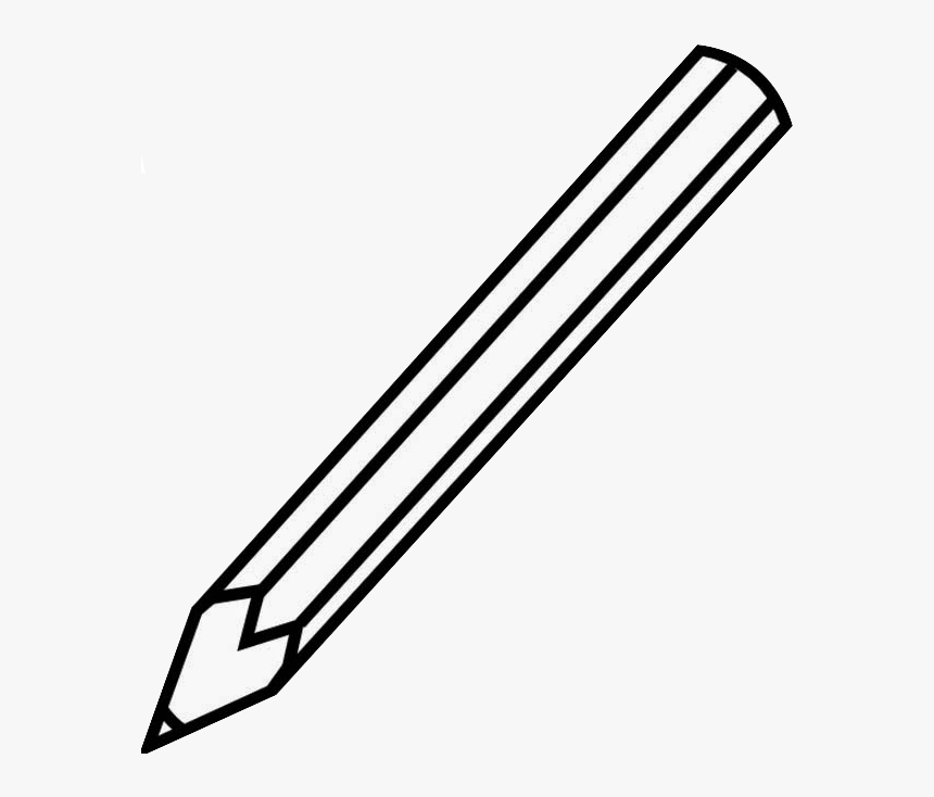 Transparent Pencil Vector Png - Pencil Vector Black And White, Png Download, Free Download