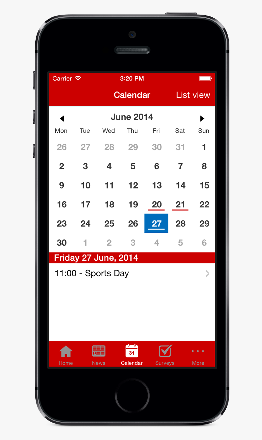 Mobile Calendar Png, Transparent Png, Free Download