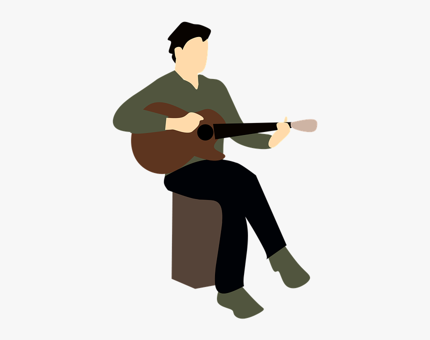 Musical Music Guitar - Clipart Musician, HD Png Download, Free Download