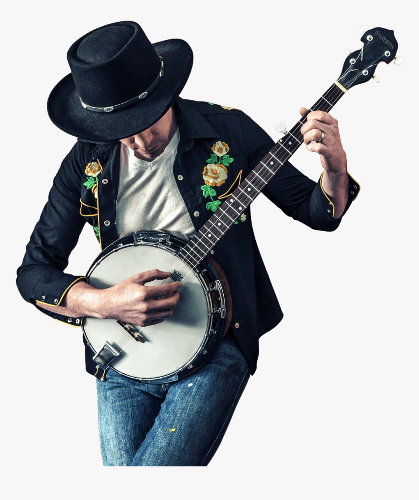 Isolated, Musician, Instrument, Man, Banjo, Artist - Transparent Country Music Png, Png Download, Free Download