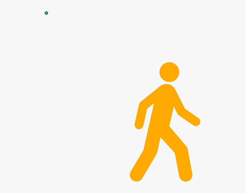 Walking Man Green, HD Png Download, Free Download