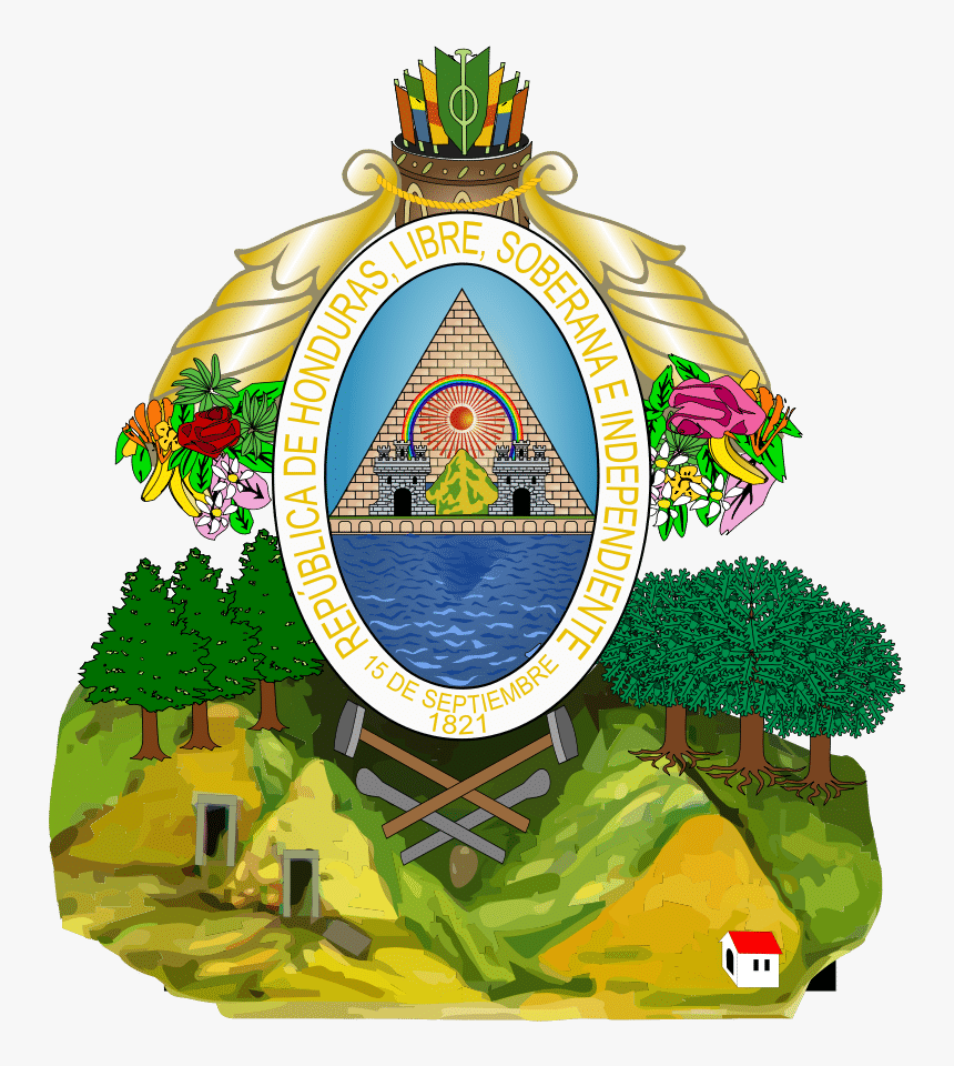 Honduran Coat Of Arms, HD Png Download, Free Download