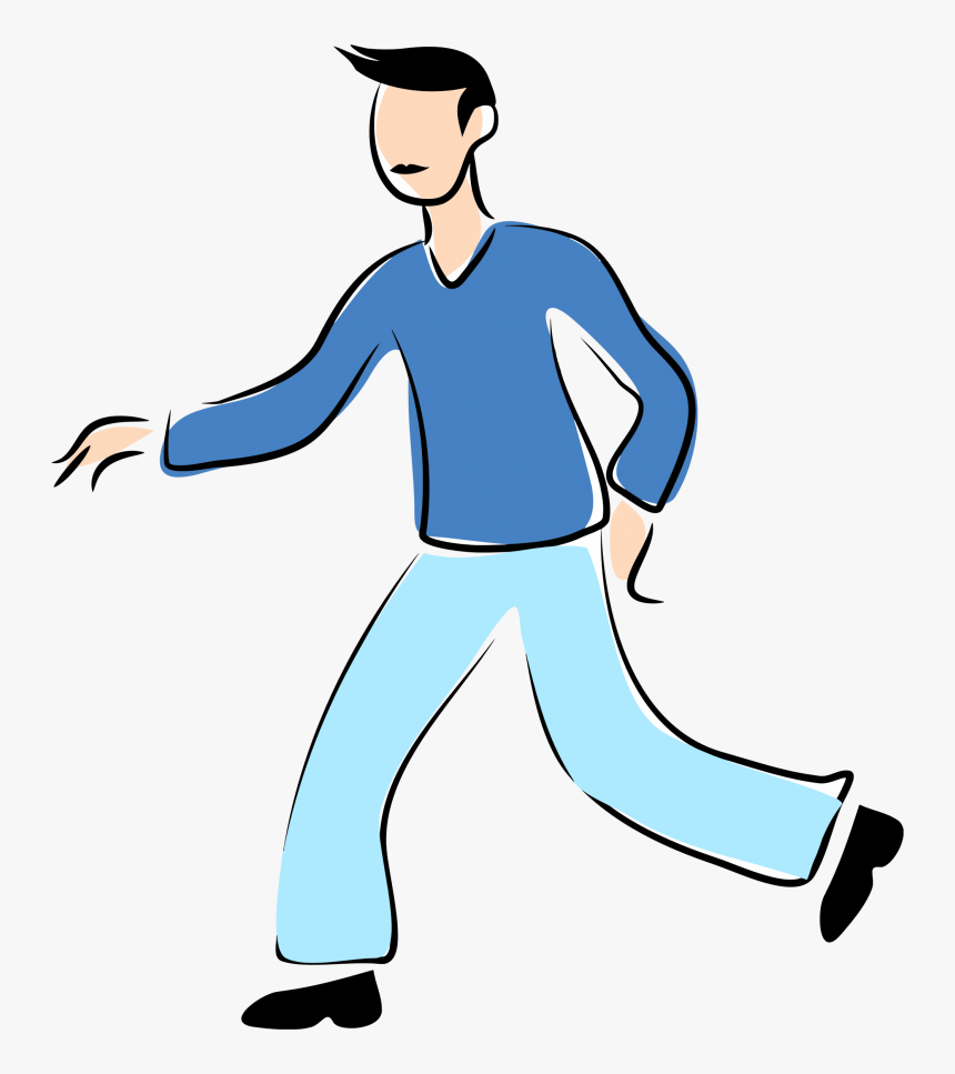 Shoe,human,fashion Accessory - Cartoon Man Walking Png, Transparent Png, Free Download