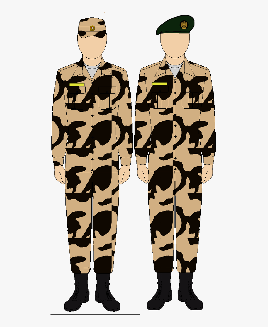 Egypt Thunderbolt Camo Uniform - Egyptian Army Pattern, HD Png Download, Free Download