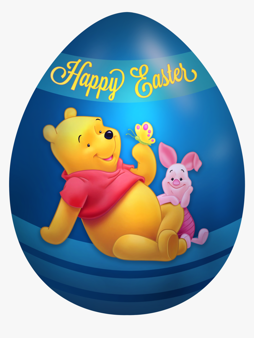 Kids Easter Egg Winnie The Pooh And Piglet Png Clip - Pooh And Piglet Easter, Transparent Png, Free Download