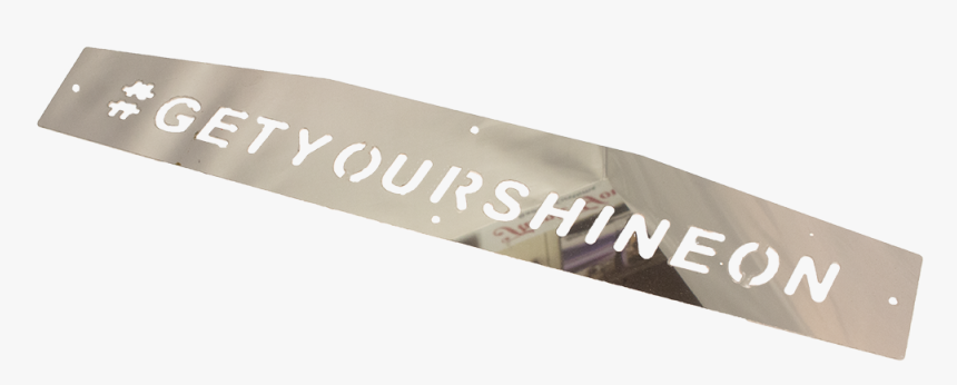 Picture Of The Get Your Shine On Mud Flap Weight Available - Label, HD Png Download, Free Download