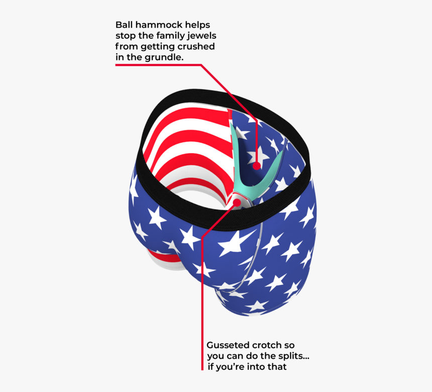 Usa Ball Hammock Boxer Brief Mens "
 Itemprop="image", - Shinesty Ball Hammock, HD Png Download, Free Download