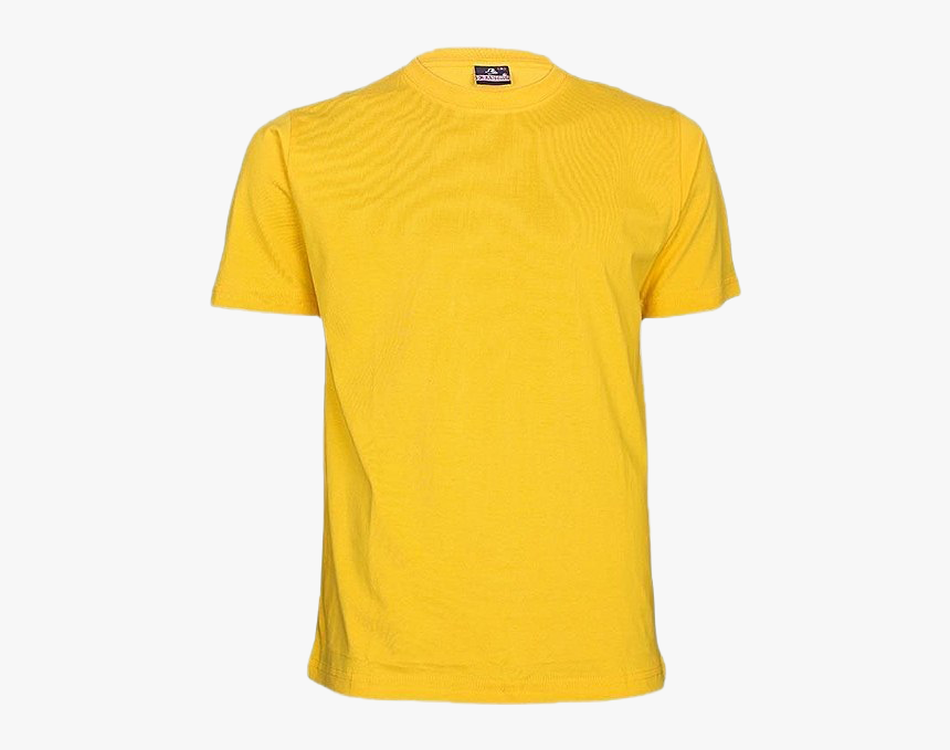 Plain Yellow T-shirt Png Image Background - Tiger Woods Yellow Golf Shirt, Transparent Png, Free Download