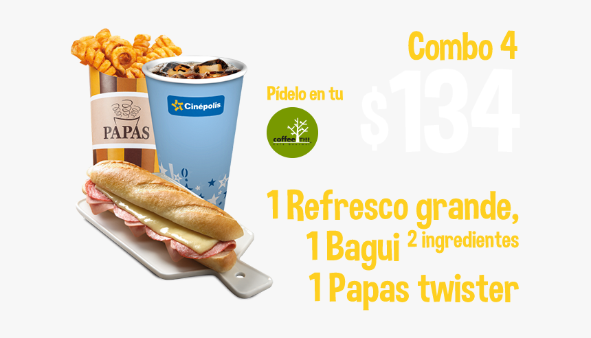 Precio De Los Combos De Cinepolis, HD Png Download, Free Download