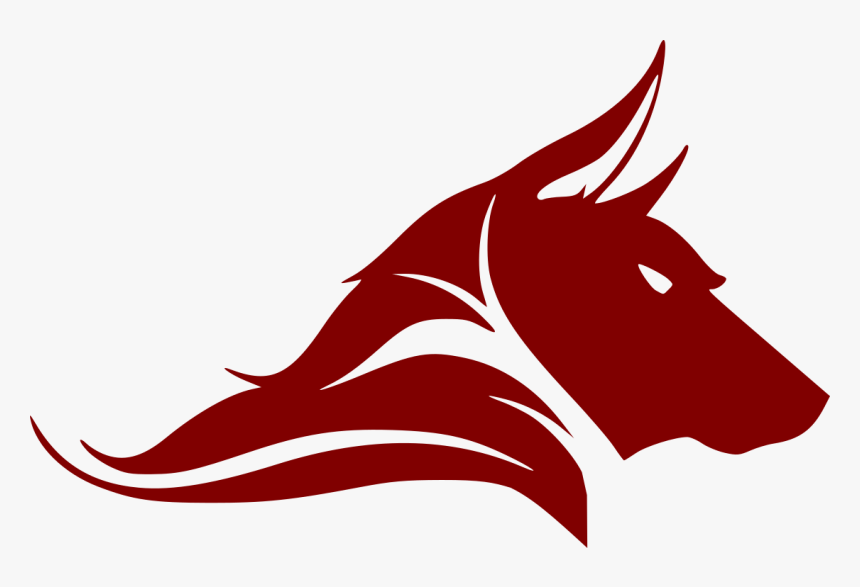 Dog Red Wolf Portable Network Graphics Image Drawing - Trent Middle School Logo, HD Png Download, Free Download