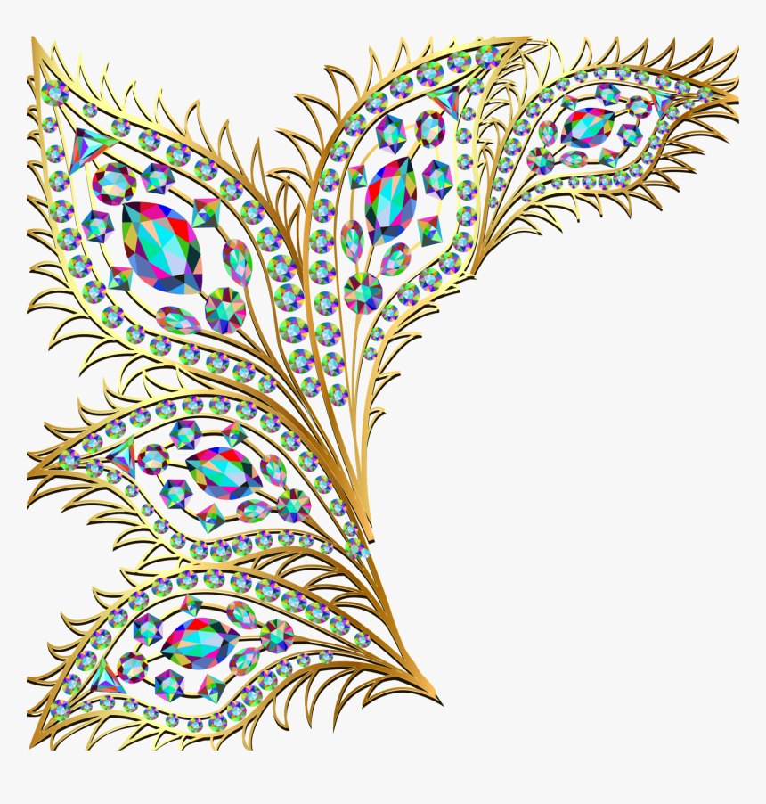 Transparent Jewelry Clipart - Peacock Feather Wedding Png, Png Download, Free Download