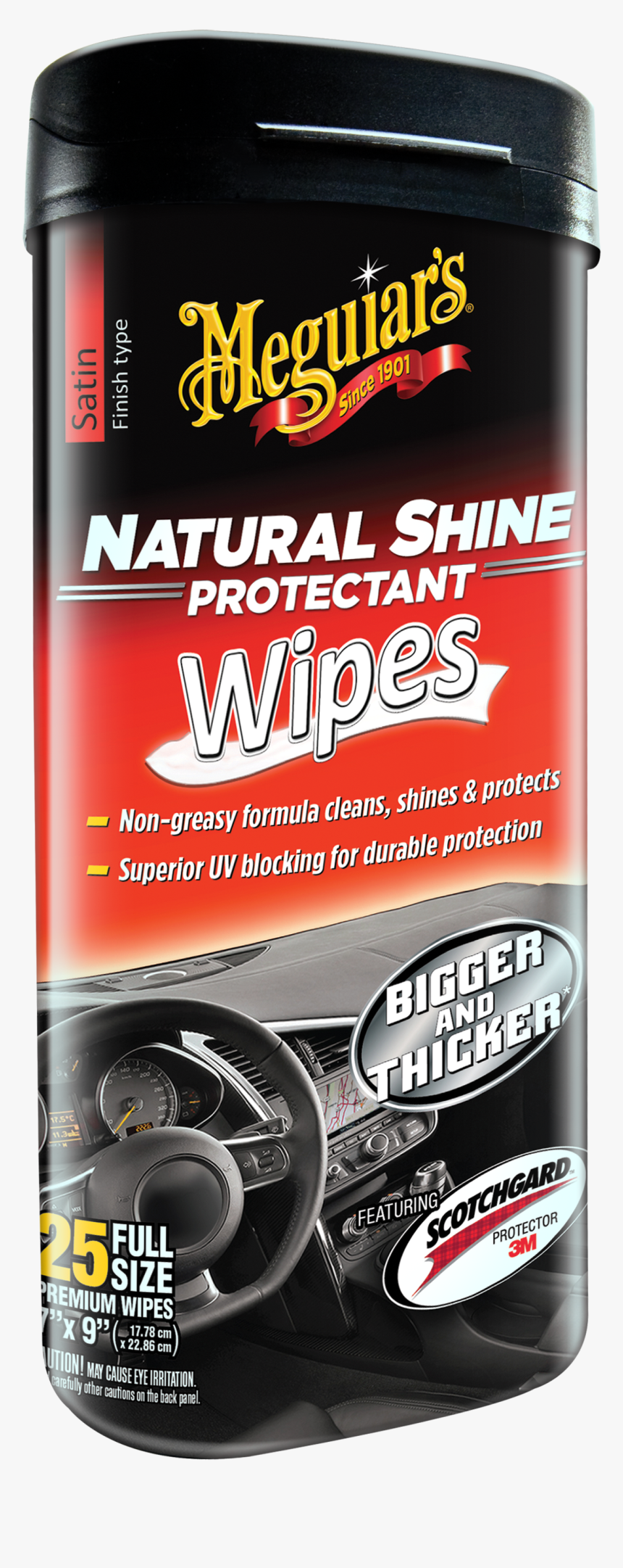 Natural Shine® Protectant - Meguiars Natural Shine Protectant Wipes, HD Png Download, Free Download