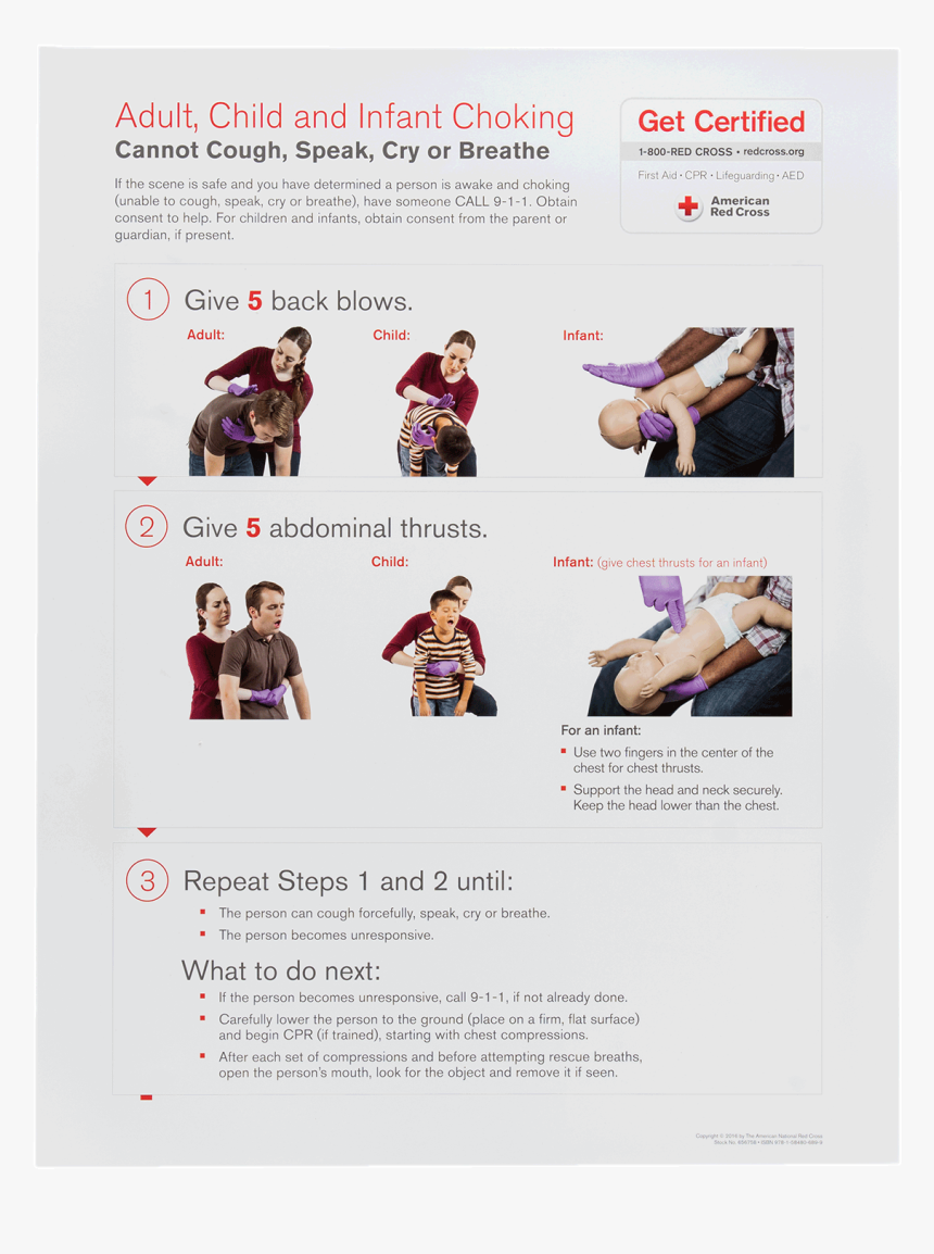 Free American Red Cross Cpr Posters HD Png Download Kindpng