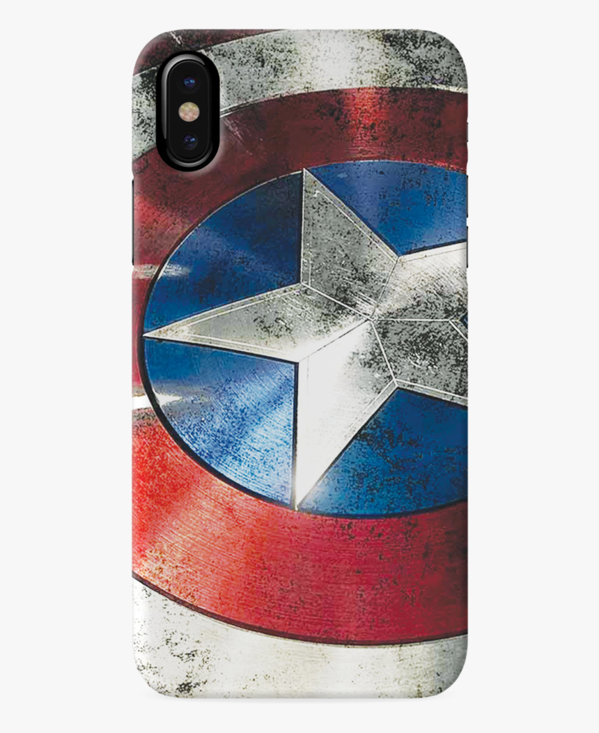 Captain America Shield Cover Case For Iphone X - Captain America Shield Signed, HD Png Download, Free Download