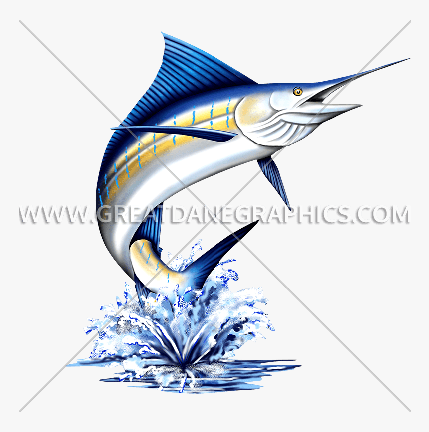 Transparent Marlin Fish Png - Transparent Background Marlin Fish Clipart, Png Download, Free Download