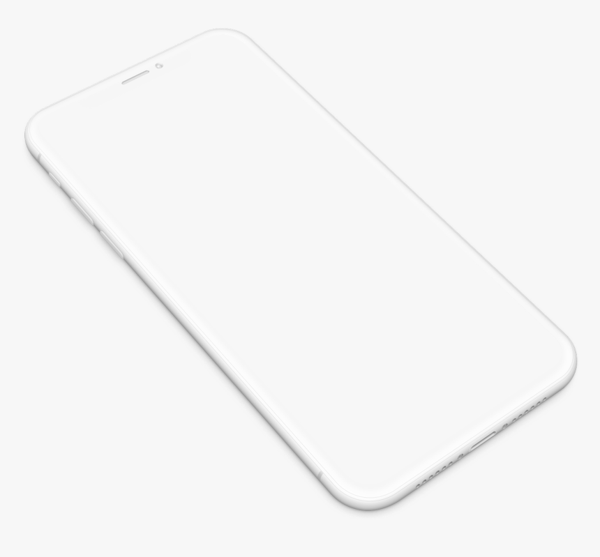 Iphone White Mockup Png, Transparent Png, Free Download
