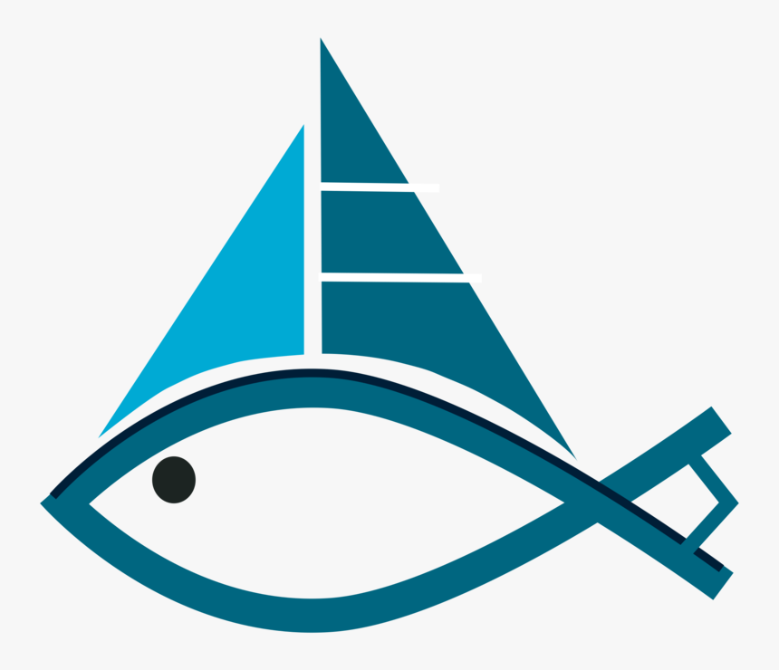 Angle,area,artwork - Logo Perahu Dan Ikan, HD Png Download, Free Download