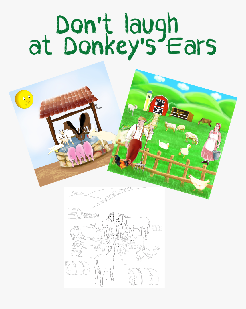 Don"t Laugh At The Donkey"s Ears Is A Funny Tale That - Handwriting, HD Png Download, Free Download