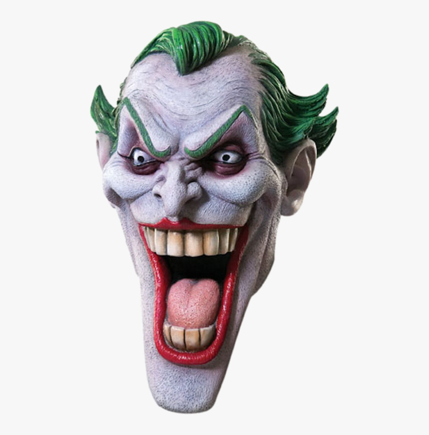 Joker Mask Png - Latex Joker Mask, Transparent Png, Free Download