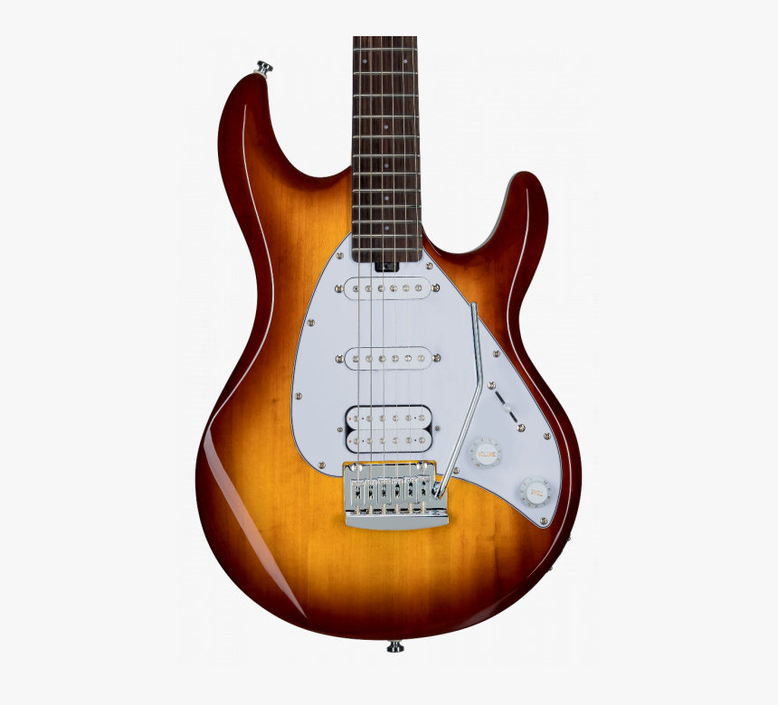 Sterling Music Man Sub Electric Guitar Sunburst Silhouette - Ibanez Iron Label Six6fdfm, HD Png Download, Free Download