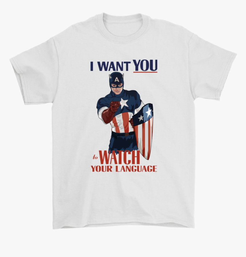 I Want You Watch Your Language Uncle Sam Poster Style - Supreme X Louis Vuitton T Shirt, HD Png Download, Free Download