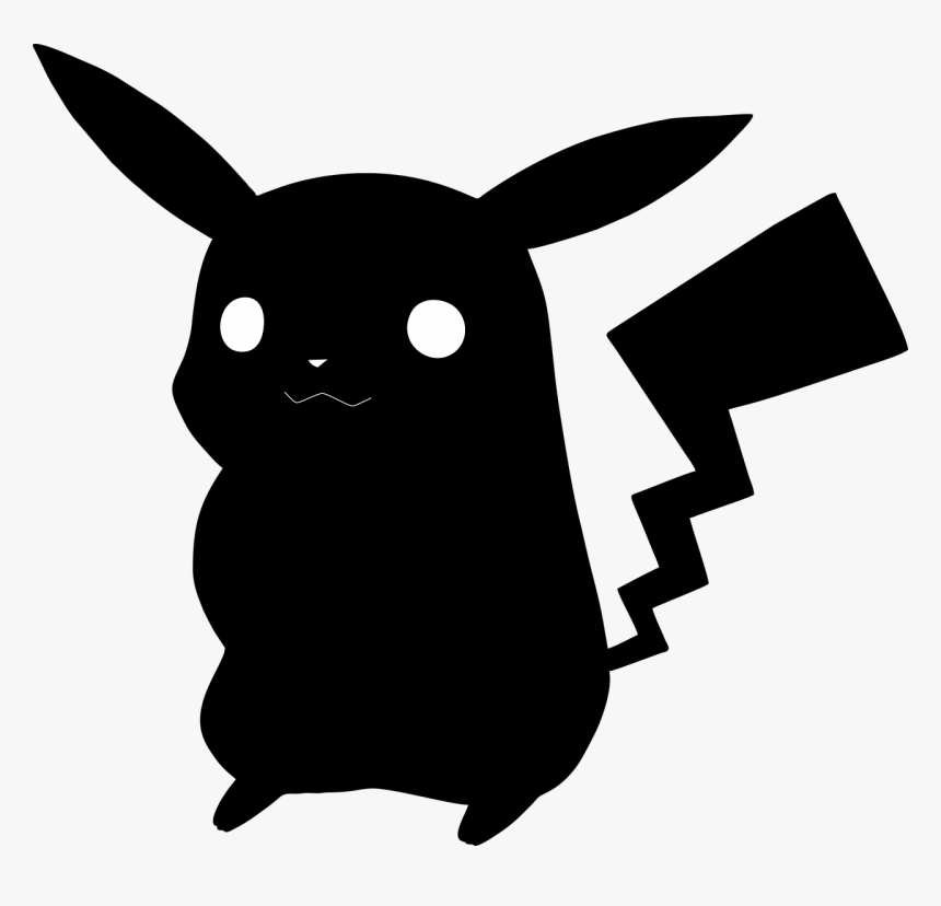 black pikachu toy