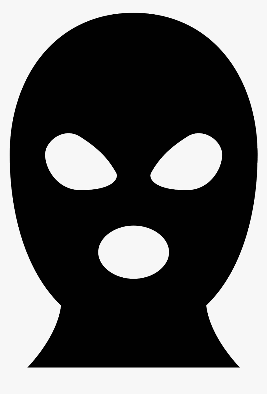 Criminal Clipart Masked Robber - Ski Mask Icon, HD Png Download, Free Download