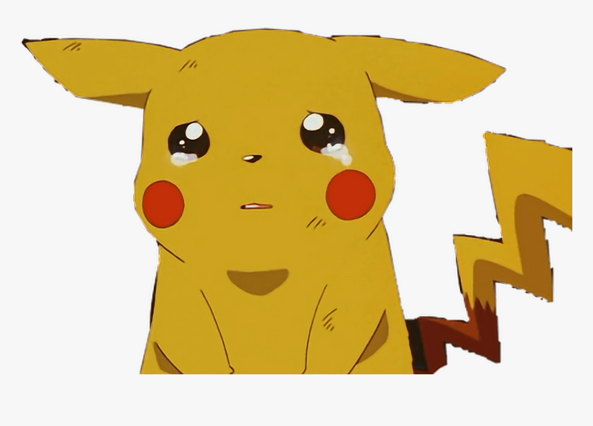 Pikachu Sad Png - Sad Pikachu No Background, Transparent Png, Free Download