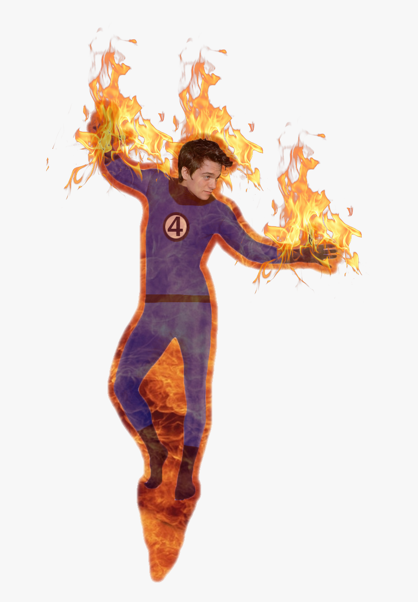 Fantastic Four Human Torch Png, Transparent Png, Free Download