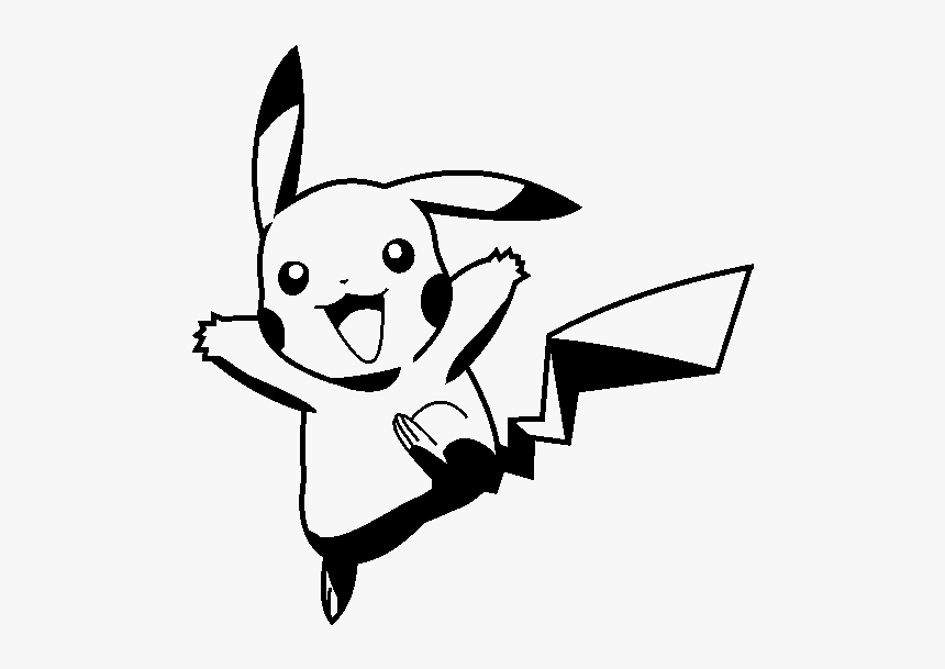 Pokemon Png Black And White - Cartoon Vector Black And White, Transparent Png, Free Download