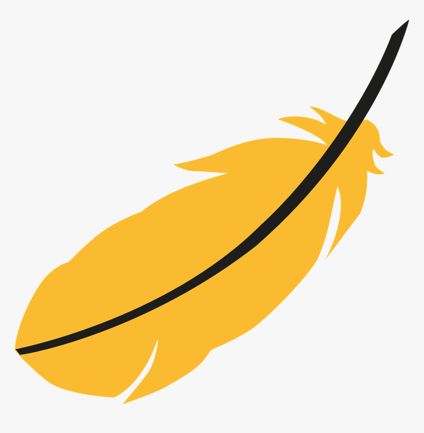 Yellow Feather Clipart, HD Png Download, Free Download