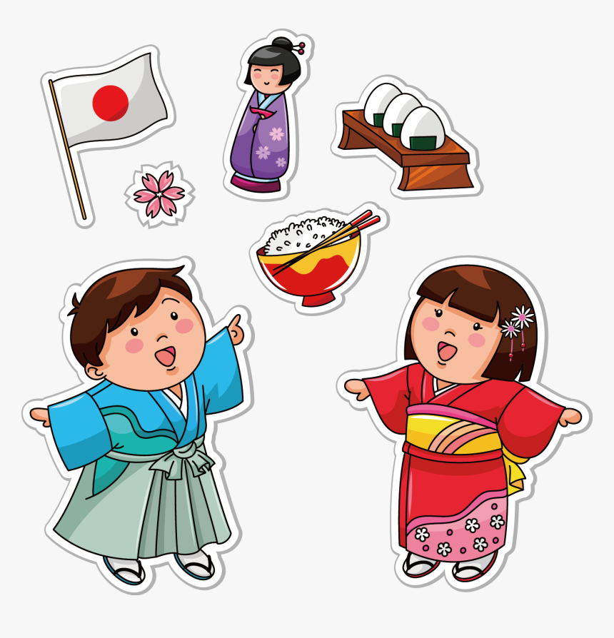 Cuisine Onigiri Sushi Cartoon Children Transprent Png - Japanese Kids Clipart, Transparent Png, Free Download