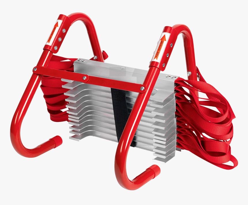 Red Safety Home Ladder - Emergency Escape Ladder, HD Png Download, Free Download